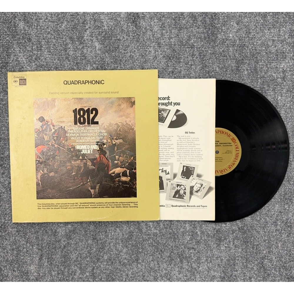 1812 Overture Romeo & Juliet Quadraphonic Tchaikovsky LP Vinyl‎ Record MQ31276